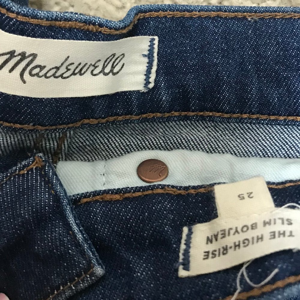 Madewell The High-Rise Slim Boyjean - Picture 10 of 12